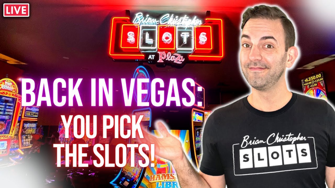 ? LIVE in Vegas ? YOU Pick the Slots we Play! ? Plaza Casino