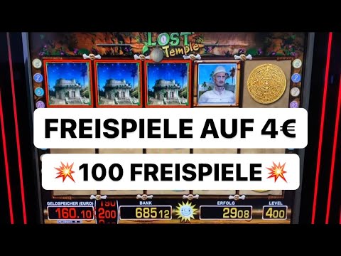 Lets play Lost Temple 4€ 100 FREISPIELE ? MERKUR MAGIE Casino Novoline Jackpot Automat Bally Wulff