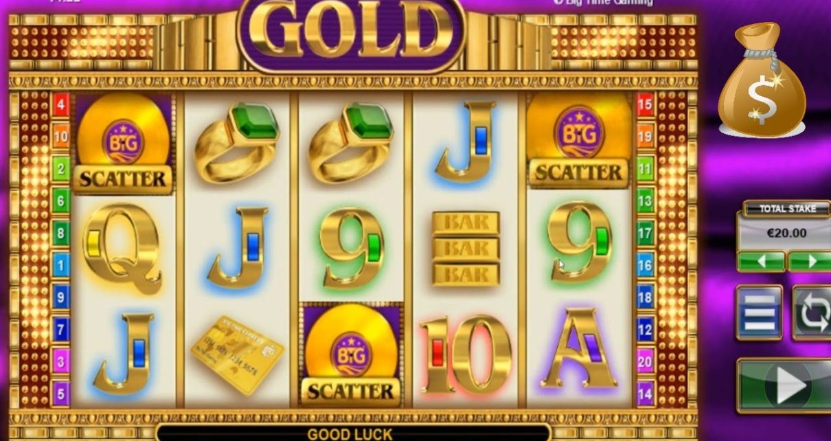 Machine à sous GOLD ( De l'or pour le casino ! )