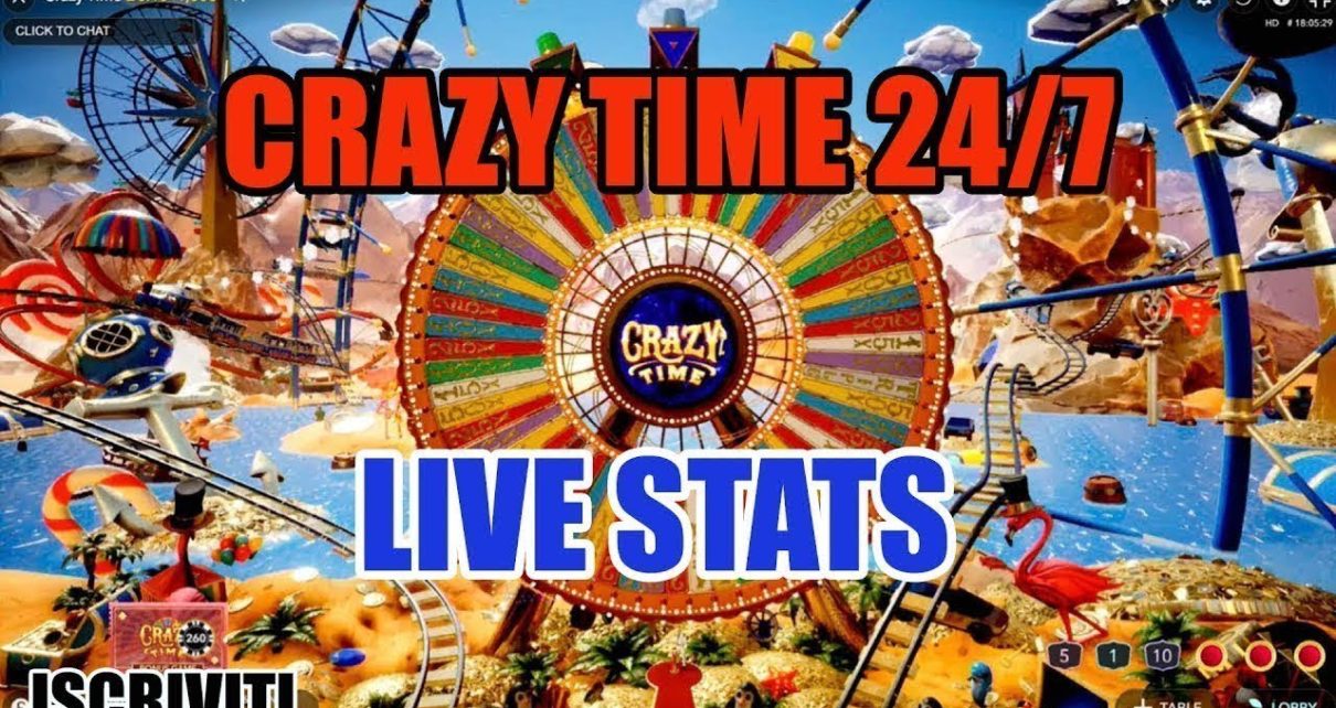 ONLINE CASINO LIVE  STREAM CRAZY TIME 24 ORE SU 24 CON STATISTICHE IN TEMPO REALE