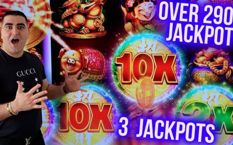 Over 290x Mega Jackpot On New Slot Machine & to a greater extent than JACKPOTS On Fire Link