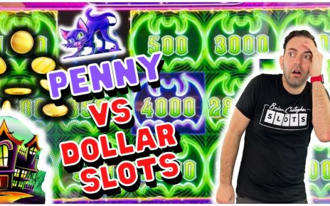 ? PENNY vs DOLLAR Slot Machines ? MAX BET Spins at Cherokee Casino