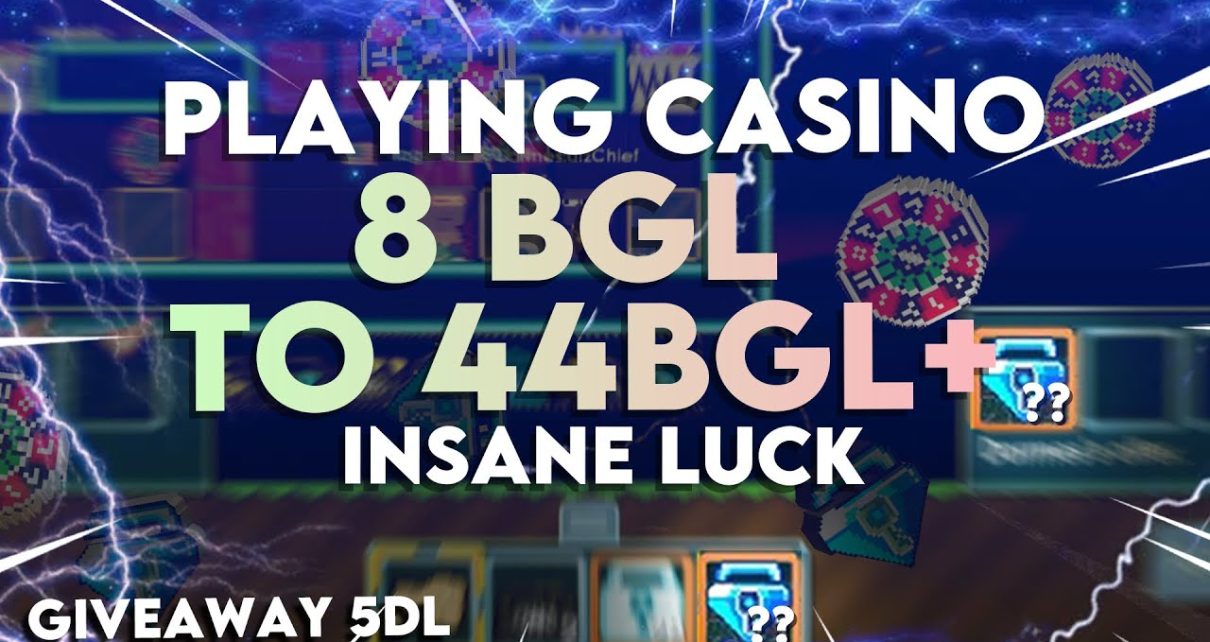 PLAYING CASINO 8BGL TO 44BGL :D ( YES IT WAS EASY XD ) | Growtopia Indonesia