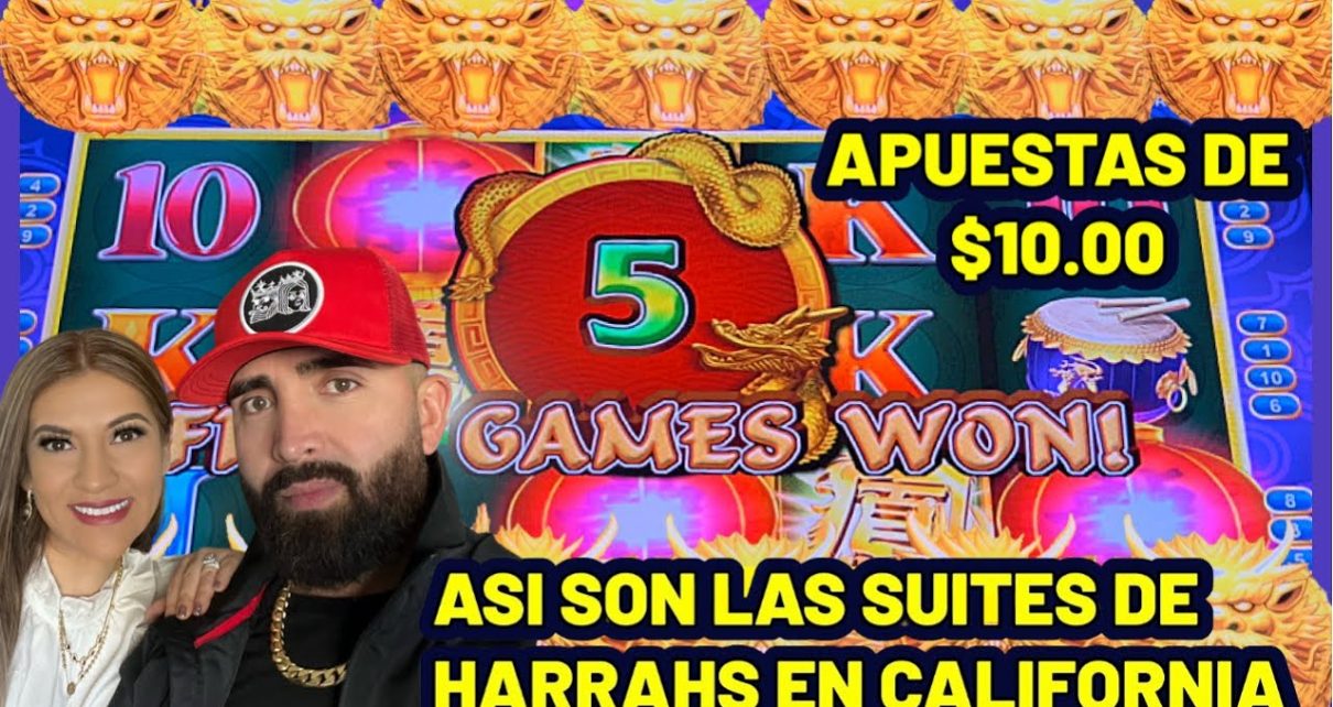 ? PRIMERA VEZ VISITANDO HARRAHS CASINO EN CALIFORNIA ! NOS QUEDAMOS EN UNA LINDA SUITE Y GANAMOS !