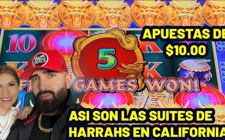 ? PRIMERA VEZ VISITANDO HARRAHS CASINO EN CALIFORNIA ! NOS QUEDAMOS EN UNA LINDA SUITE Y GANAMOS !