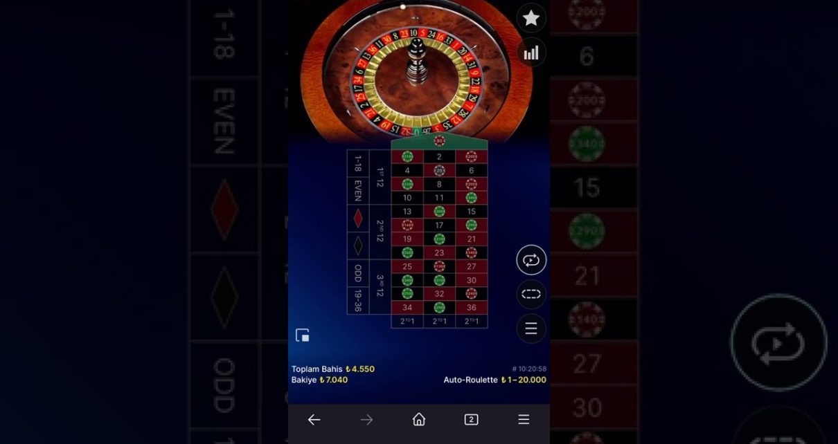 RULET | AUTO RULETTE TEK ATTIM AMA SONUÇ HÜSRAN #rulet #roulette #casino