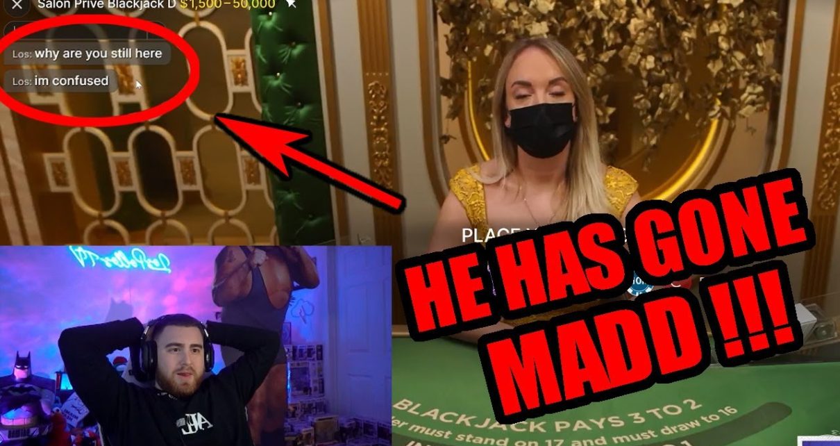 Rage Gambling DONT DO IT component 2 | LosPollosTV | BlackJack