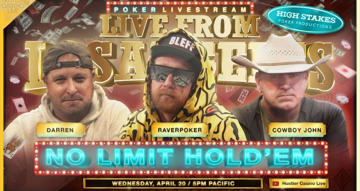 RaverPoker, Kiran, Cowboy John & Darren Play /20 – Commentary by DGAF