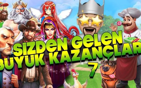 SLOT OYUNLARI SİZDEN GELENLER ⚡  REKOR BİG WİN 7 #slot #slotoyunları #casino