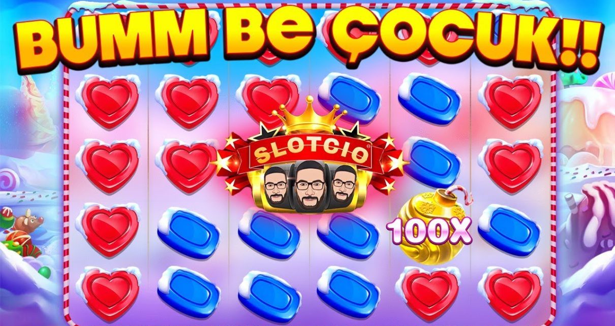 SLOT OYUNLARI ? SWEET BONANZA XMAS ? 50X'LE GELEN VURGUNNN!! ??ı