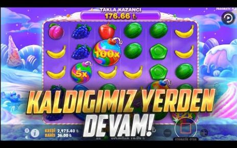 SWEET BONANZA | KALDIĞIMIZ YERDEN DEVAM !!! BÖYLE PATLAMALAR GÖRÜLMEDİ #sweetbonanza #slot #casino