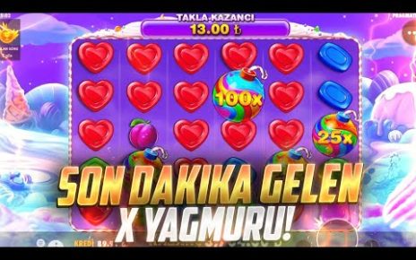 SWEET BONANZA | !! SON DAKİKA GELEN X YAĞMURUYLA GÜNÜ KURTARDIK!! #sweetbonanza #casino #slot