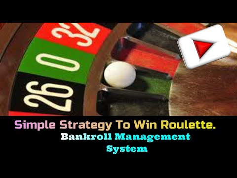 Simple Strategy To Win Roulette | Online Casino Games | Bankroll Management System Simple Strategy To Win Roulette | Online Casino Games | Bankroll Management System