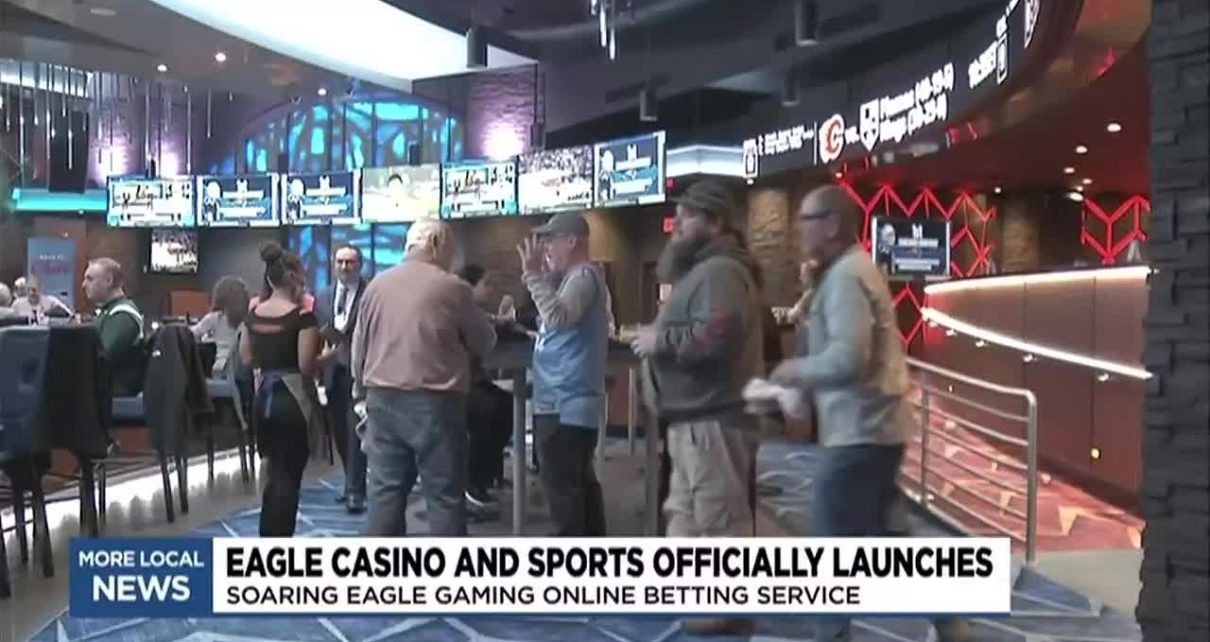 Soaring Eagle launches online casino and sports betting platform