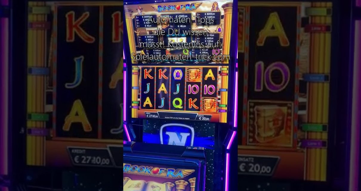 Spielbank Book of Ra 20€ Fach Einsatz Freispiele Casino