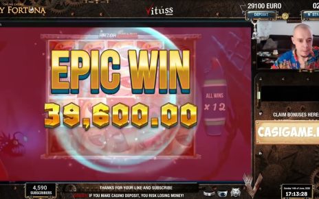 Streamer Vituss wins €298,880 at online casino