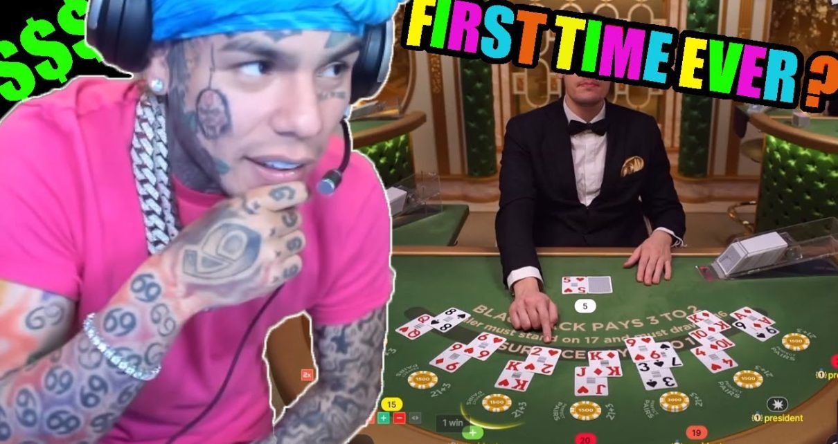 Tekashi 69 Playing BlackJack | CRAZY Session | 6ix9nine Gambling