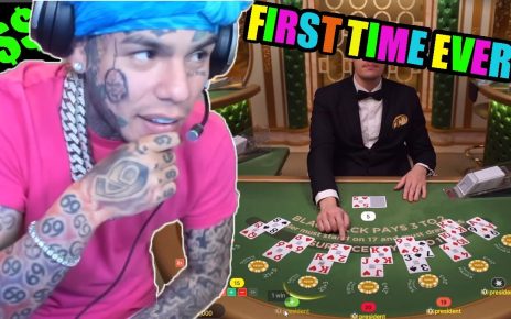 Tekashi 69 Playing BlackJack | CRAZY Session | 6ix9nine Gambling