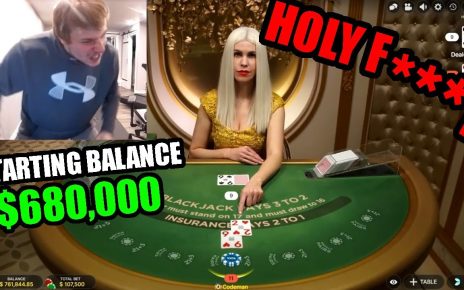 The MOST INSANE BlackJack Session! | Xposed HighStakes Gambling