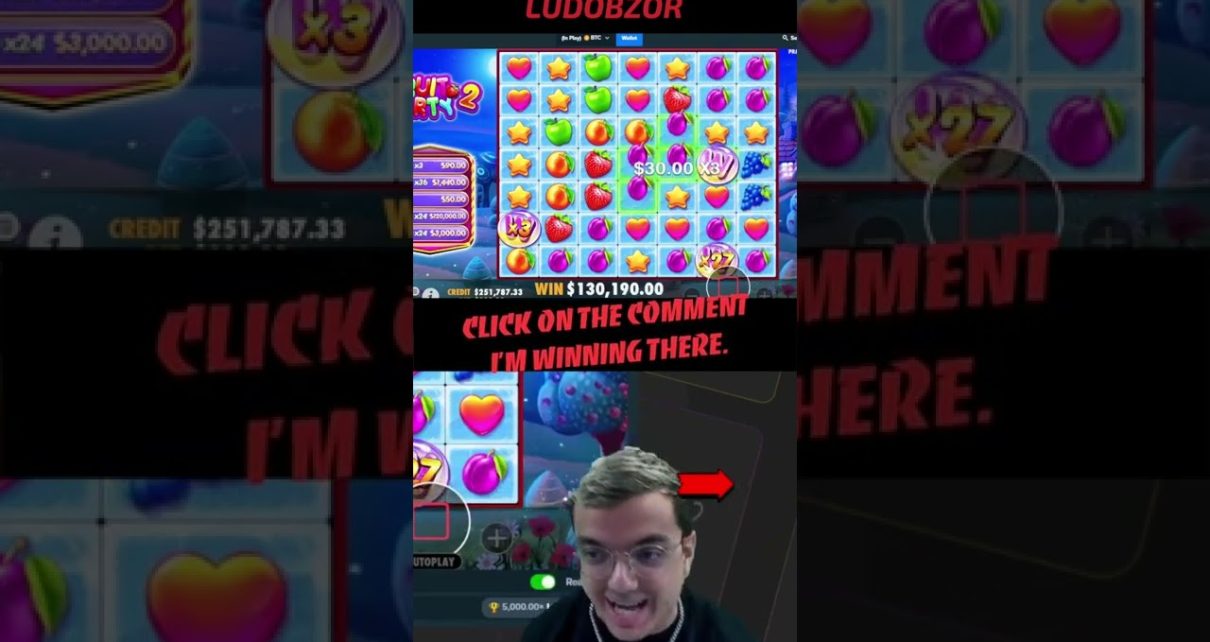 ?Top win 120 000$ in Fruit Party 2 / India Online Casino