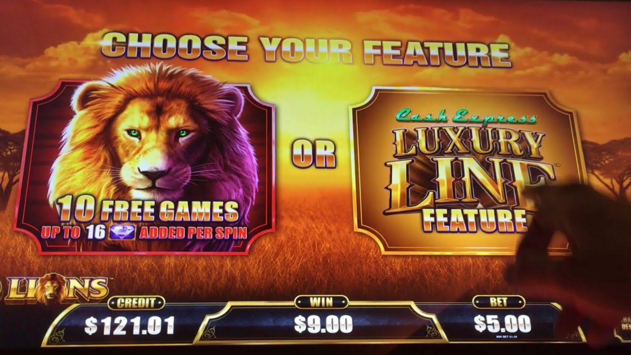 RED TRAIN LUXURY LINE 50 LIONS #slotman #casino #luxuryline