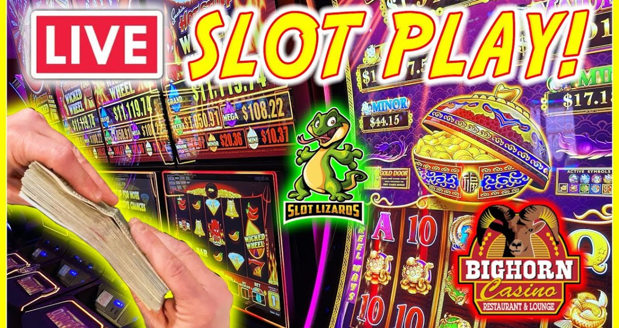 ?  to a greater extent than LIVE SLOT PLAY component 2!!! LET'S HIT SOME MASSIVE LIVE JACKPOTS! BIGHORN CASINO!
