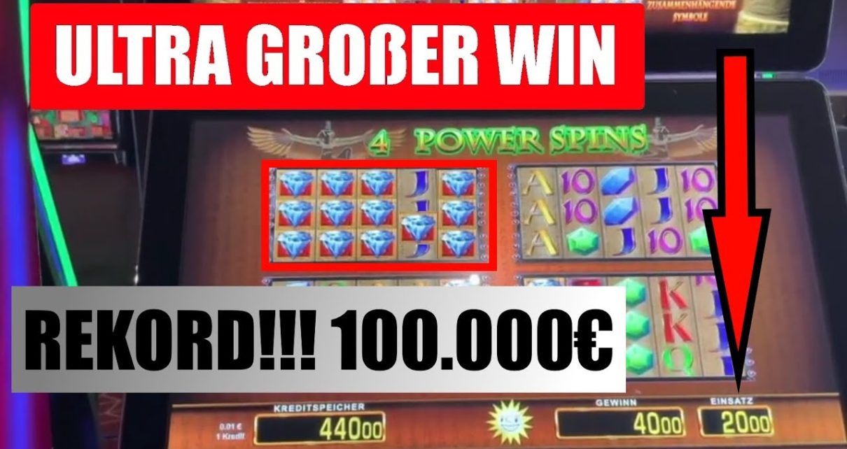 100.000€ REKORD WIN ? Spielbank 2022 Lucky Pharao Powerspins Heftigstes Video auf Youtube