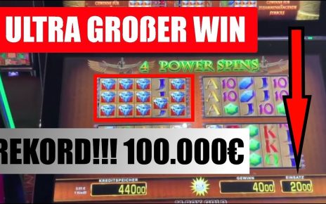 100.000€ REKORD WIN ? Spielbank 2022 Lucky Pharao Powerspins Heftigstes Video auf Youtube