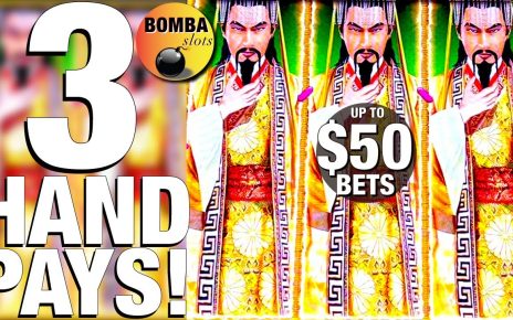 3 JACKPOTS! The Revenge Continues on Golden Century ~ Dragon Cash Up to  Bets~ Las Vegas Casino