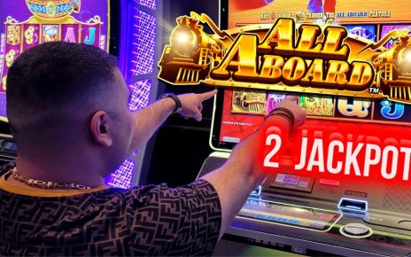 All Aboard Slot Machine 2 HANDPAY JACKPOTS – Las Vegas Casinos Jackpots