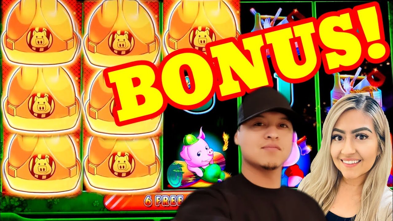 ? BONUS! HUFF N' PUFF SLOT MACHINE LAS VEGAS CASINO #impulsiveslots