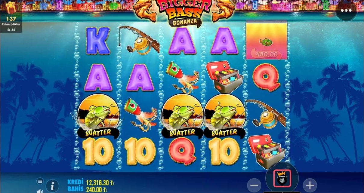 Bigger Bass Bonanza | Yine Balıçkım Yine Efsane Kazançla SON #biggerbassbonanza #casino #slot