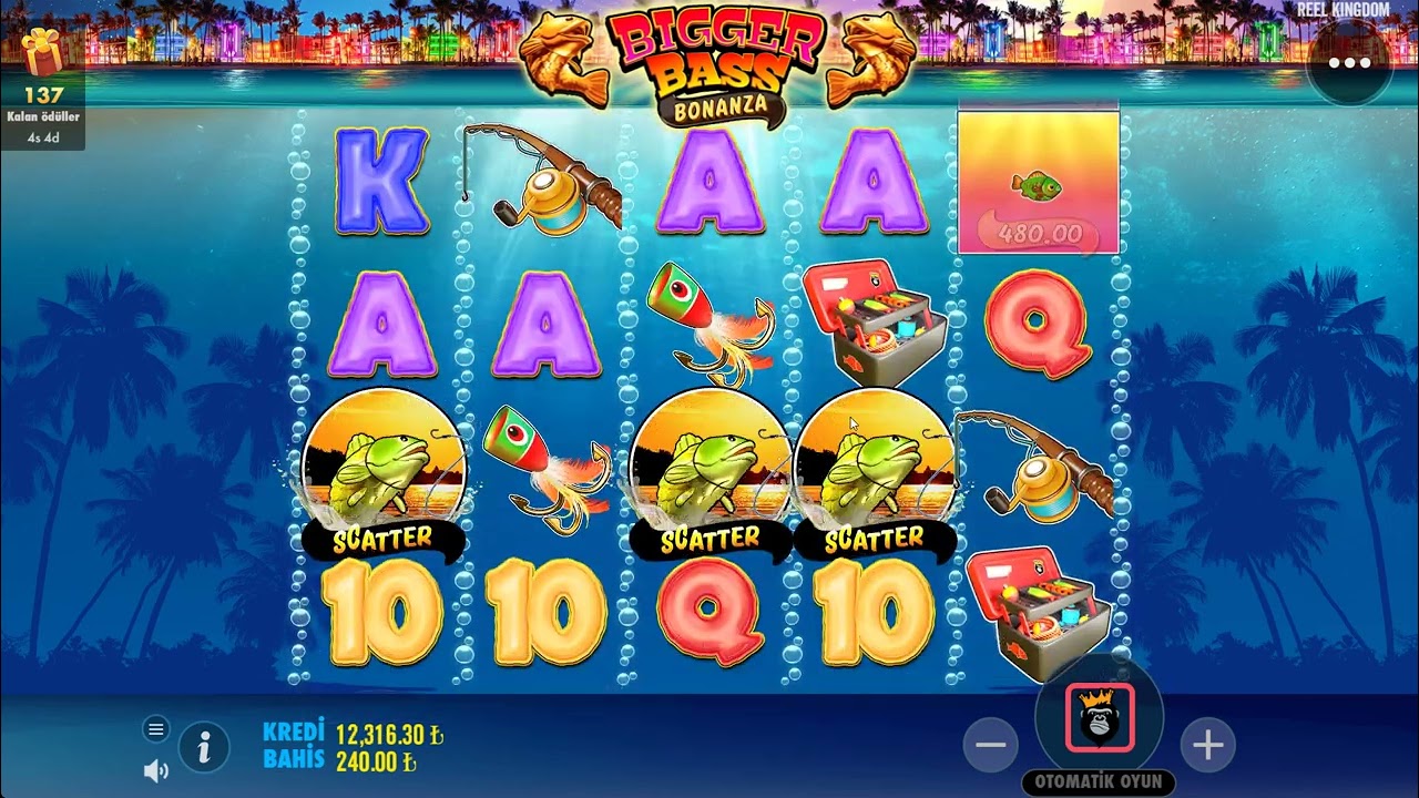 Bigger Bass Bonanza | Yine Balıçkım Yine Efsane Kazançla SON #biggerbassbonanza #casino #slot