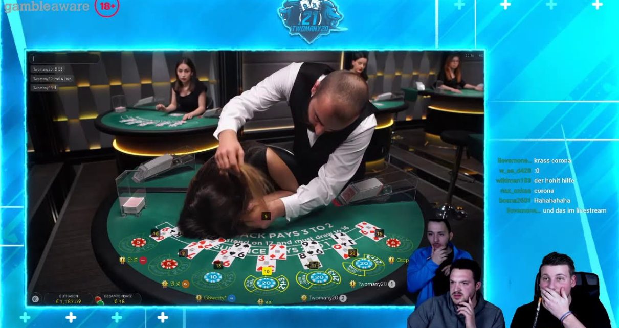 Blackjack Dealer Faints