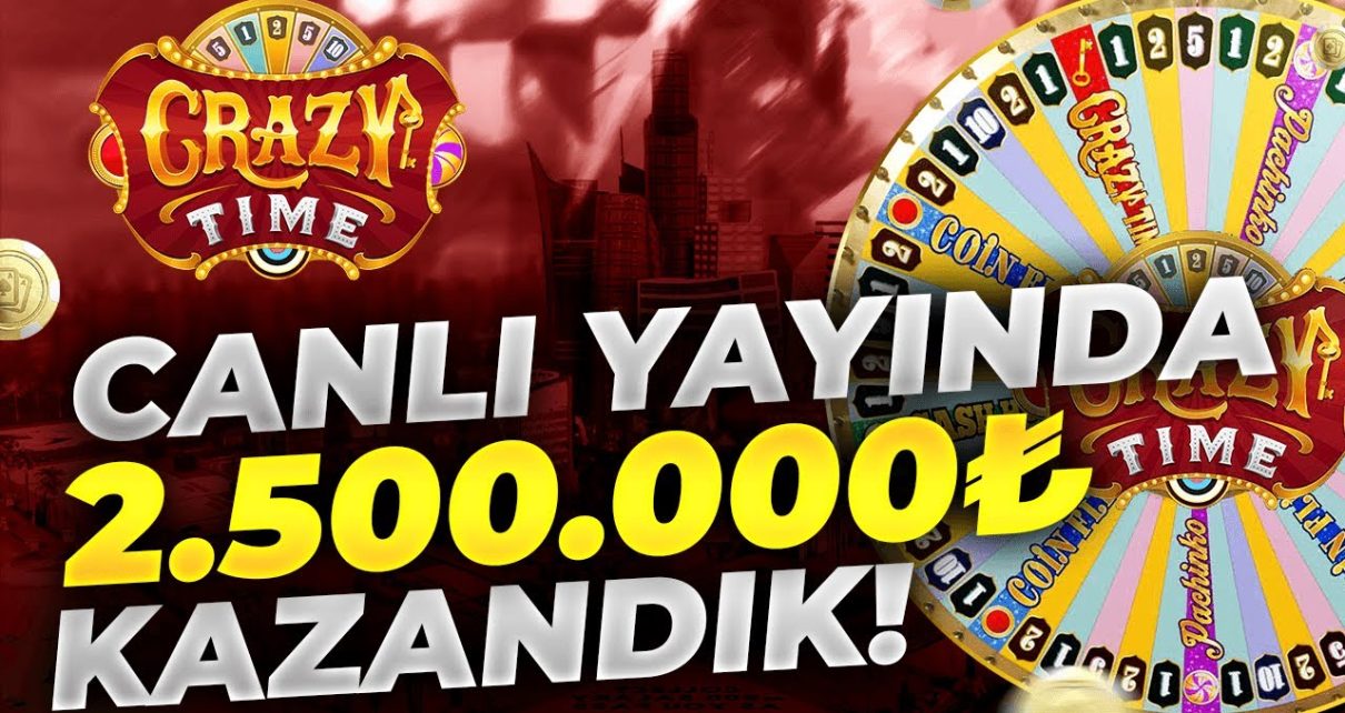 CRAZY TIME REKOR KAZANÇ 500X 2.500.000TL #casino