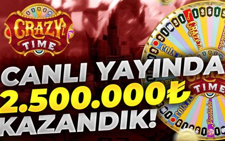 CRAZY TİME REKOR KAZANÇ 500X 2.500.000TL #casino