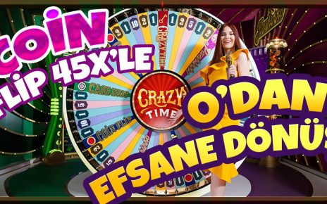 Casino | Crazy Time | 45 X Coin Flip le 0 Dan Efsane Dönüş Big Win #casino #crazytime