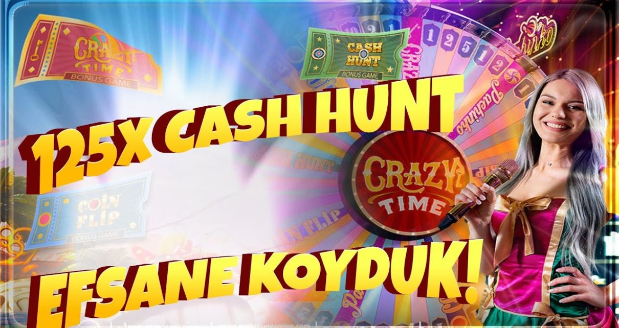 Crazy Time Cash Hunt 125x Le Kısa Sürede Rekor Vurgun #casino #crazytime