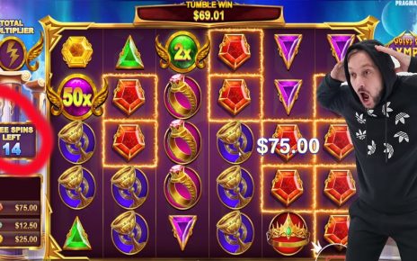 GATES OF OLYMPUS! ? HIT 50X MULTIPLIER in FIRST SPIN – CASINO ONLINE SLOT GAME