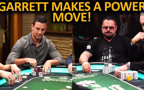 Garrett tries to OVERBET BLUFF Nick Vertucci @Hustler Casino Live