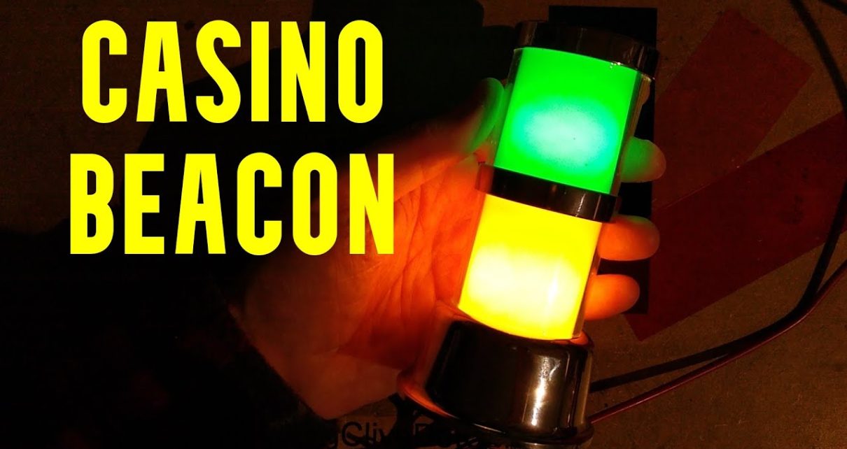 Inside a casino slot machine beacon Inside a casino slot machine beacon
