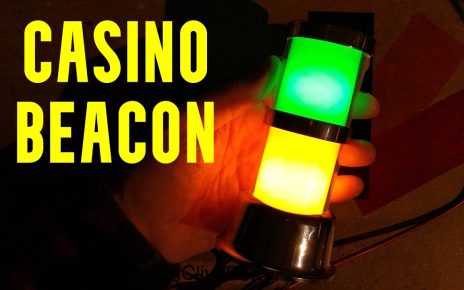 Inside a casino slot machine beacon