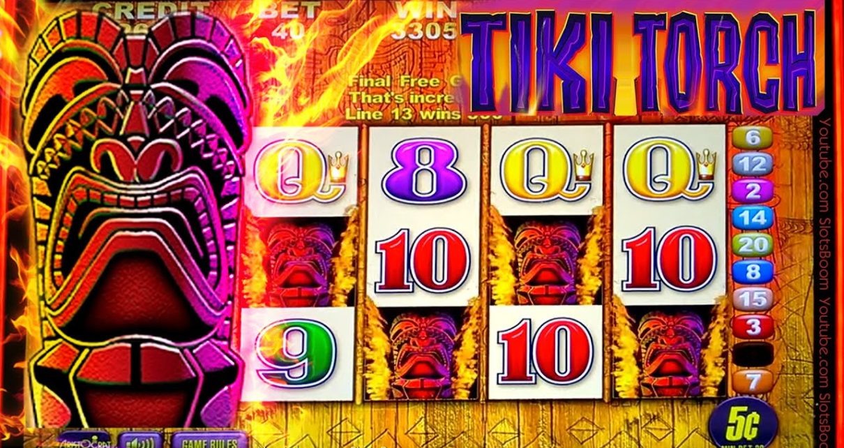 LIVE BONUSES!!! RE-TRIGGERS!!! Tiki Torch !!! BONUSES !!! Aristocrat Slots in Casino