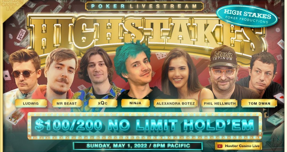 MrBEAST, NINJA, LUDWIG, TOM DWAN, PHIL HELLMUTH, xQc, ALEX BOTEZ!! Biggest Event in Poker History!!!