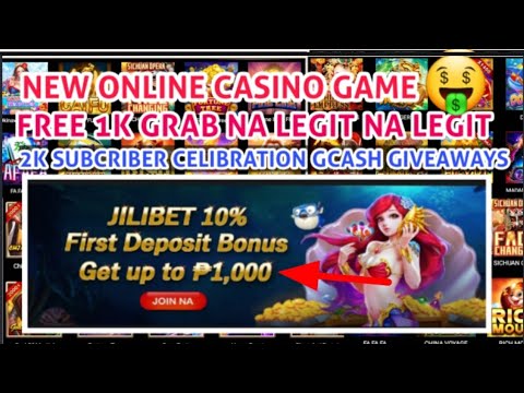 NEW ONLINE CASINO FREE 1K CLAIM NOW 2K SUBCRIBER CELIBRATION GCASH GIVEAWAYS AGAD ..