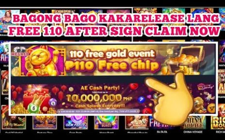 NEW ONLINE CASINO GAME ! MAY FREE 110 PESOS AFTER SIGN IN CLAIM at nowadays ..