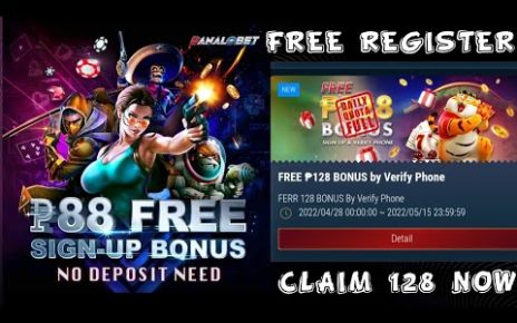 NEW ONLINE CASINO MAY INSTANT FREE 128 PESOS FOR NEWBIE REGISTER at nowadays & CLAIM 128 PESOS