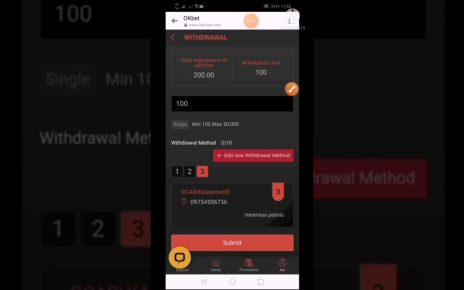 New OKBet Online Casino How to cash OUT tutorial. Registered and play to WIN????
