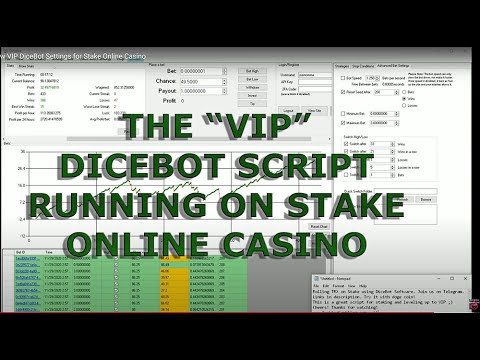 ステークオンラインカジノの新しいVIPDiceBot設定