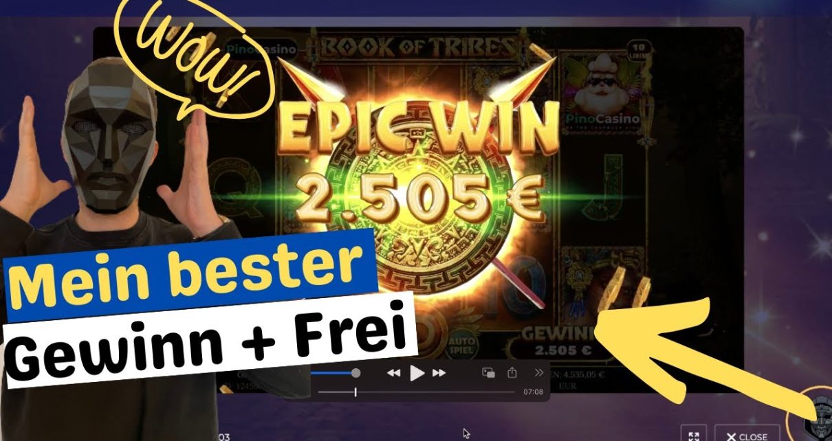 Online Casino Deutsch | Mein größter Gewinn Book of Tribes ? + Freispiele